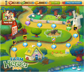 Farm Heroes: Map
